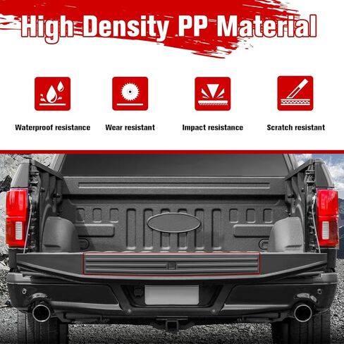 Tailgate Molding Trim Compatible with Ford F150 2015-2020 Accessories, Flexible Flex Step Rear Tailgate Protector Cap Top Trim Protector, Replace #FL3Z9940602B, #FO1904135 in Kuwait