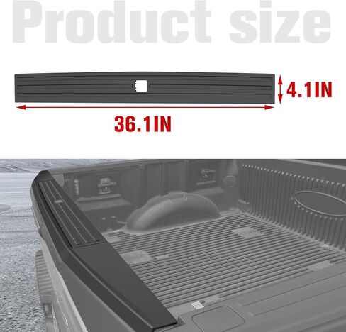 Tailgate Molding Trim Compatible with Ford F150 2015-2020 Accessories, Flexible Flex Step Rear Tailgate Protector Cap Top Trim Protector, Replace #FL3Z9940602B, #FO1904135 in Kuwait