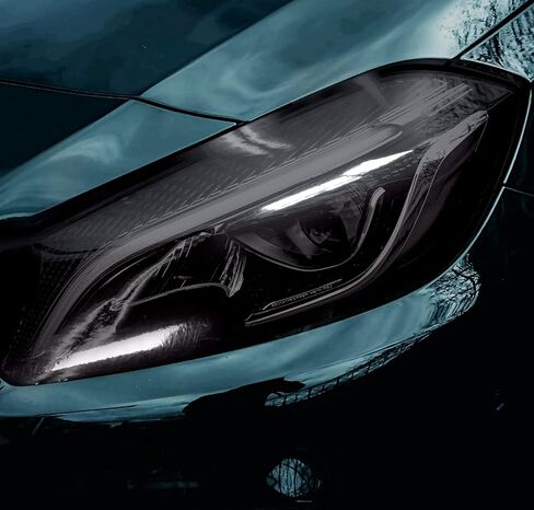 VViViD Air-Tint Headlight/Tail Light Window Tint (12" x 48", Dark Black) in Saudi Arabia