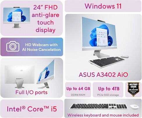 ASUS 2023 ROG G22CH Gaming Desktop PC, Small Form Factor, Intel® Core™ i9-14900KF, NVIDIA® GeForce® RTX 4070 Dual, 1TB SSD Gen 4, 32GB DDR5 RAM, Windows 11, G22CH-DH978 in Saudi Arabia