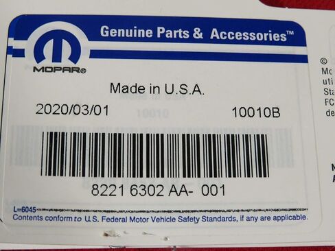MOPAR 2020 RAM 1500 DT 2 "Hitch Receiver Plug W/Ram Logo New OEM in Kuwait