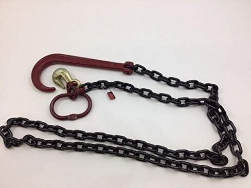 استعادة السحب 3/8 × 10 'الصف 80 مع 15 "J hook و Clevis Grab (Big Ring ، 1 PK) in Kuwait