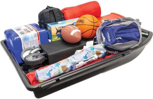 حاملة شحن على السطح لتخزين السيارات الكبيرة سقف رف حاملة شحن مقاومة للطقس | صنع في الولايات المتحدة | 18 قدم مكعب 110 رطل | Promaxx in Kuwait