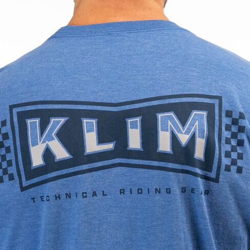 KLIM Men's Pinned Tri-Blend Short Sleeve Tee Shirt in Kuwait