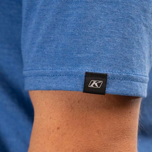 KLIM Men's Pinned Tri-Blend Short Sleeve Tee Shirt in Kuwait