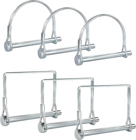 حزمة من 10 مقطورة دبوس-2-3/4 "× 1/4" (L x W)-يضم دبابيس PTO ، دبابيس القفل ، دبابيس عوائق المقطورة ، ودبابيس قفل العمود لمقطورات المزرعة ، القطر ، معدات العشب ومراتها in Kuwait