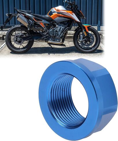 Rear Wheel Axle Nut, Axle Nuts,M25 Rear Wheel Axle Nut 61010086000 Replacement for FC/FX/TC/TX 125‑450(Blue) in Saudi Arabia
