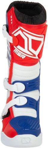 MSR Youth M3X Motocross Boots (1, Red/White/Blue) in Kuwait
