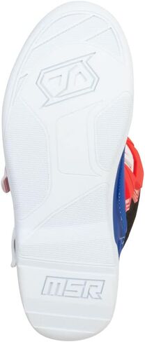 MSR Youth M3X Motocross Boots (1, Red/White/Blue) in Kuwait