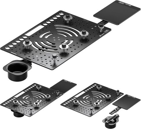 طقم صينية Leofoto LCH-3 Ultimate Leptop مع صينية Mouse LCH-3-1 وحامل LCH-3-2 كوب ، توافق الكمبيوتر المحمول العالمي ، تصاعد ARCA القياسي (LCH-3-KIT) in Saudi Arabia