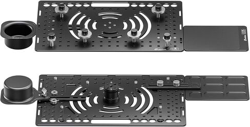 طقم صينية Leofoto LCH-3 Ultimate Leptop مع صينية Mouse LCH-3-1 وحامل LCH-3-2 كوب ، توافق الكمبيوتر المحمول العالمي ، تصاعد ARCA القياسي (LCH-3-KIT) in Saudi Arabia
