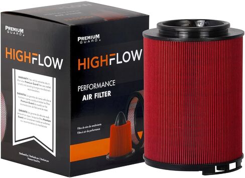 HIGHFLOW PA5556X، فلتر هواء للمحرك عالي الأداء مسبق التزييت للاستخدام مرة واحدة | يناسب 2006-04 شيفروليه كولورادو، 2006-04 جي إم سي كانيون، 2006 هامر H3، 2007 ايسوزو i-290، i-370، 2006 ايسوزو i-280، i-350 in Saudi Arabia