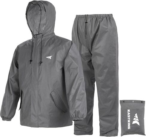 KastKing AquaLite Waterproof Rain Suit for Men and Women, Loose Fit, Lightweight, Durable Outdoor Gear for Fishing, Hiking in Saudi Arabia