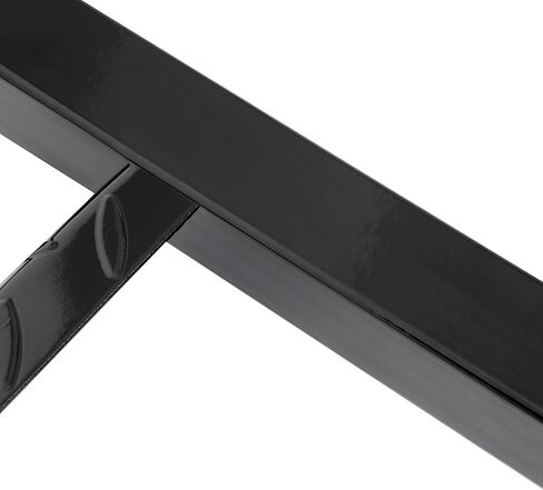 KUAFU Truck Step 2-Rung Retractable Tailgate Ladder Black Powder Coated Heavy Duty Steel Truck Bed Ladder W/L-Shaped Bracket 27 Inch in Kuwait