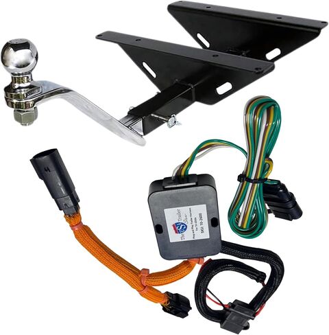 Wire Harness and Trailer Hitch w/Ball and for 2014-Present Harley Davidson Tri-Glide (Does NOT Fit FREEWHEELER) in Kuwait