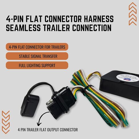 Wire Harness and Trailer Hitch w/Ball and for 2014-Present Harley Davidson Tri-Glide (Does NOT Fit FREEWHEELER) in Kuwait