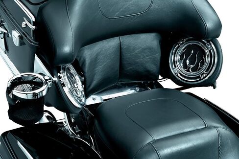 Kuryakyn 8742 Tour-Pak Trunk Luggage/Storage Rack Accessory: Padded Seat Back Filler Pad for 2014-19 Harley-Davidson Motorcycles, Black in Saudi Arabia