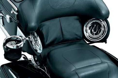 Kuryakyn 8742 Tour-Pak Trunk Luggage/Storage Rack Accessory: Padded Seat Back Filler Pad for 2014-19 Harley-Davidson Motorcycles, Black in Saudi Arabia