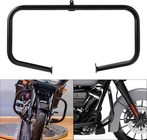 XMT-Moto Chrome Engine Guard Bar Highway Crash Bar المناسب لهارلي ديفيدسون تورنج رود كينج ستريت جليد إلكترا جليد كيفو و Trike Models 2009-2024 in Kuwait
