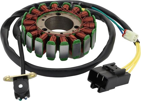 WOOSTAR 18 Coil 5 Wire Magneto Stator Replacement for 2017-2021 250NK 2019-2021 250SR 2022-2023 300SR 2017-2023 300NK OEM 0A80-032000-20000 0DM0-032000 0DMV-032000-0001 in Saudi Arabia