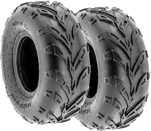 Pair of 2 SunF A004 ATV Go-Karts 145/70-6 AT off-road Tires, Trail & Track, 6 PR, Tubeless in Saudi Arabia