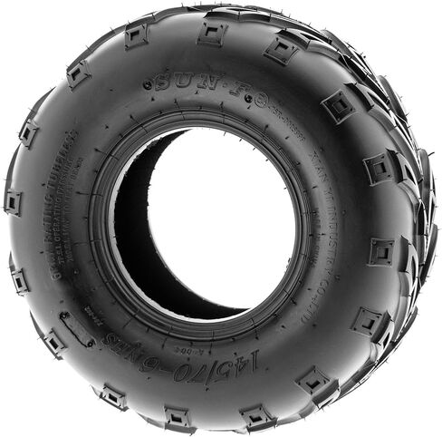 Pair of 2 SunF A004 ATV Go-Karts 145/70-6 AT off-road Tires, Trail & Track, 6 PR, Tubeless in Saudi Arabia