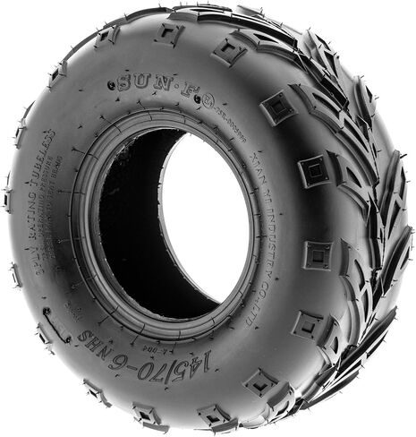 Pair of 2 SunF A004 ATV Go-Karts 145/70-6 AT off-road Tires, Trail & Track, 6 PR, Tubeless in Saudi Arabia