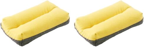Carrand 45116 2-Sided Glass and Mirror Sponge, Yellow/Gray in Saudi Arabia
