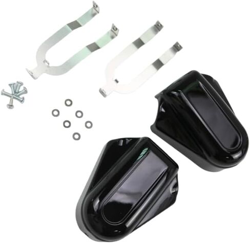 Motorcycle Bar Shield Rear Axle Covers Swingarm Cap Case ABS for Harley Softail FLSTC FLSTN Custom 2008 2009-2014 15 16 2017 (Black) in Saudi Arabia