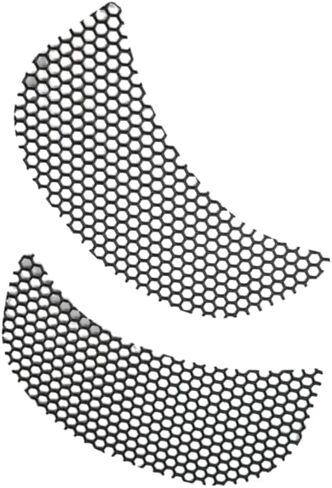 Motorcycle Honeycomb Front Fairing Vent Screen Grill Mesh for Harley Road Glide FLTRX Special FLTRXS Glide Ultra 2015-2022 (Black) in Saudi Arabia
