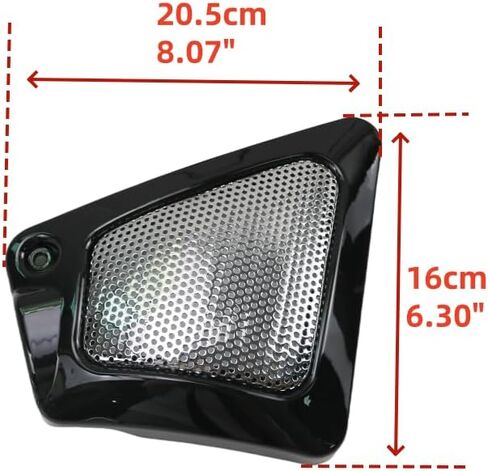 Cloycelcel Airbox Frame Cover Neck Air Cover for Harley Davidson V-Road Special VRSCDX 2007-2017 (Chrome) in Kuwait