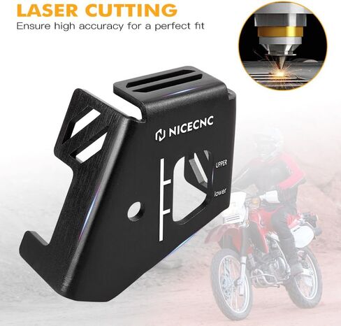 Red Rear Brake Reservoir Guard Compatible with Honda XR650L 1993-2025, 5052 Billet Aluminum Motorcycle Fluid Tank Guard in Saudi Arabia