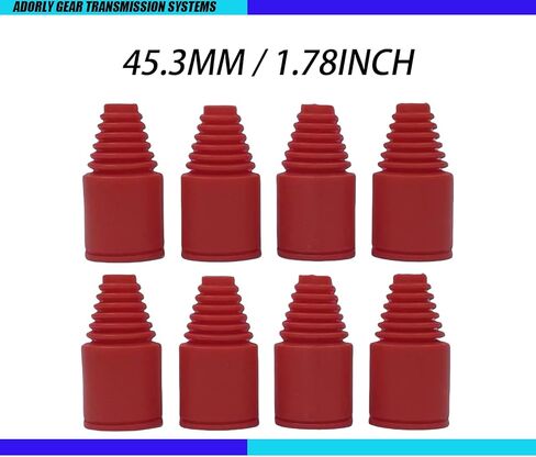 ADORLY 8pcs Axle Boot Set for 1/5 X-Maxx Hpi Baja Rovan King Motor 5B 5T 5Sc Redcat Rampage Mt v3 Rc Cars Red Black in Kuwait