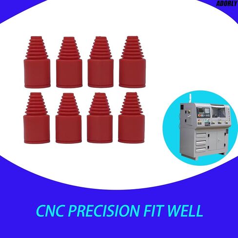 ADORLY 8pcs Axle Boot Set for 1/5 X-Maxx Hpi Baja Rovan King Motor 5B 5T 5Sc Redcat Rampage Mt v3 Rc Cars Red Black in Kuwait