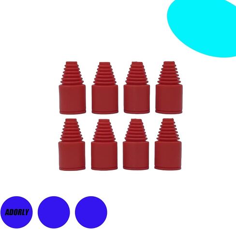 ADORLY 8pcs Axle Boot Set for 1/5 X-Maxx Hpi Baja Rovan King Motor 5B 5T 5Sc Redcat Rampage Mt v3 Rc Cars Red Black in Kuwait