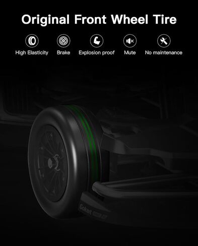 إطار العجلات الأمامية لـ Gokart Pro و Gokart Bundle ، متوافق مع Ninebot بواسطة Segway Gokart Pro/Gokart Kit ، Gokart Karting Wheel Replacements Kart Kit Refit Original Associory Original in Saudi Arabia