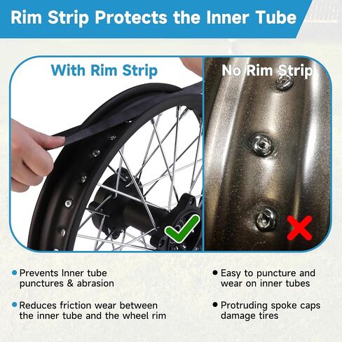 3.00-12 80/100-12 Dirt Bike Rear Rim Wheel Tire Compatible with 90cc 110cc 125cc CRF70 XR70 KX65 KLX110 PW80 TTR90 SSR125 Coolster Taotao Off Road Motorcycle Parts with Brake Rotor Sprocket in Saudi Arabia
