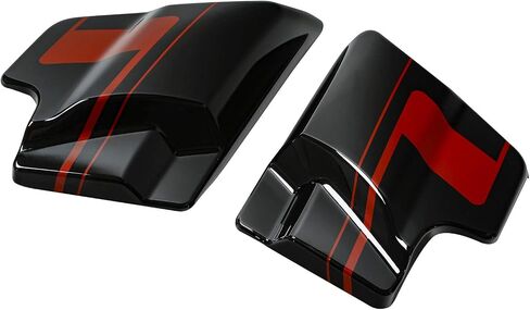 TCMT Vivid Black Left Right Side Cover Panel Fit For Harley Touring Road King Road Glide Electra Glide Street Glide 2009-2024 in Saudi Arabia