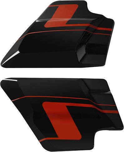 TCMT Vivid Black Left Right Side Cover Panel Fit For Harley Touring Road King Road Glide Electra Glide Street Glide 2009-2024 in Saudi Arabia