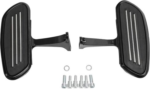 TCT-MOTORPARTS Streamline Passenger Footboard Floor Board Fit For 1993-2025 Harley Touring Models Road King FLHR Street Electra Glide Ultra Classic FLHTCU FLHTK Black in Saudi Arabia