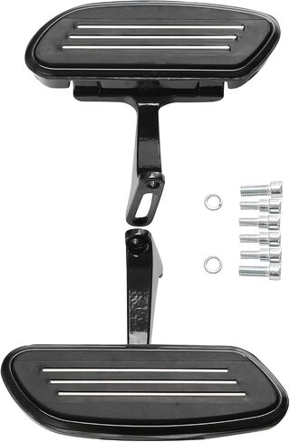 TCT-MOTORPARTS Streamline Passenger Footboard Floor Board Fit For 1993-2025 Harley Touring Models Road King FLHR Street Electra Glide Ultra Classic FLHTCU FLHTK Black in Saudi Arabia