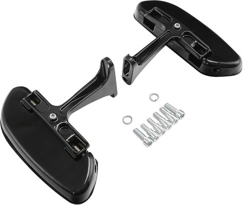TCT-MOTORPARTS Streamline Passenger Footboard Floor Board Fit For 1993-2025 Harley Touring Models Road King FLHR Street Electra Glide Ultra Classic FLHTCU FLHTK Black in Saudi Arabia