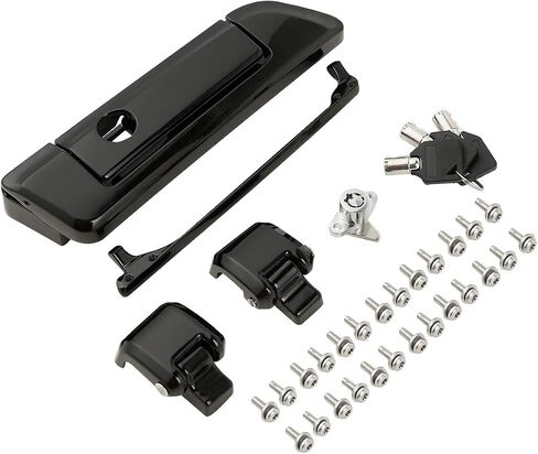 TCMT TOUR PACK TRUNK TRUNT BLACK HINGES KIT ATT FITS FOR HARLEY TOURING ROAD ROAD ROAD GLIDE GLIDE ULTRA LIMITED 2014-2023 ELECTRA GLIDE 2014-2022 CVO LIMITED FLHTKSE 2014-2020 in Kuwait