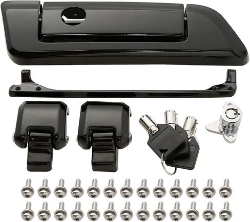 TCMT TOUR PACK TRUNK TRUNT BLACK HINGES KIT ATT FITS FOR HARLEY TOURING ROAD ROAD ROAD GLIDE GLIDE ULTRA LIMITED 2014-2023 ELECTRA GLIDE 2014-2022 CVO LIMITED FLHTKSE 2014-2020 in Kuwait
