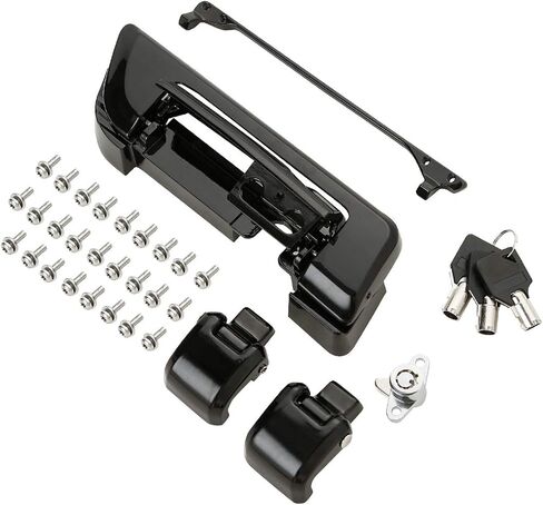 TCMT TOUR PACK TRUNK TRUNT BLACK HINGES KIT ATT FITS FOR HARLEY TOURING ROAD ROAD ROAD GLIDE GLIDE ULTRA LIMITED 2014-2023 ELECTRA GLIDE 2014-2022 CVO LIMITED FLHTKSE 2014-2020 in Kuwait