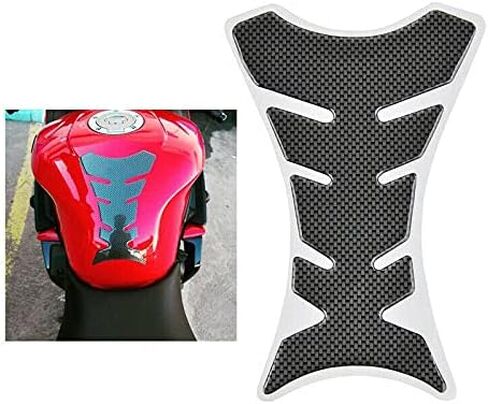 Fuel Tank Protector Decal, Chrome Decal Sticker Vinyl Decal Emblem Protection Gas Tank Pad for Kawasaki Z1000SX Ninja 1000 2010 2011 2012 2013 2014 2015 in Saudi Arabia