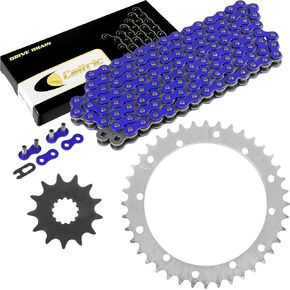 Caltric Blue Drive Stain و Sprockets Kit متوافقة مع Yamaha Raptor 660R YFM660R 2001-2005 in Kuwait