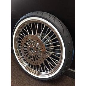 21X3.5 MAMMOTH FAT SPOKE 00-07 WHEEL 120/70-21 WW SHINKO TIRE KIT HARLEY TOURING in Saudi Arabia