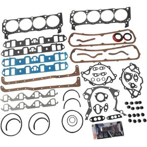مجموعة طوقا كاملة المحرك مجموعة W/SEAL SILICONE FOR FORD 260 289 302 1963-1982 FORD 302 FULL GASKET SET FOTS FORD 302 V8 2 قطعة ختم خلفي 1968-1982 P/N F302-4 4.3L 4.7L 5L V8 in Kuwait