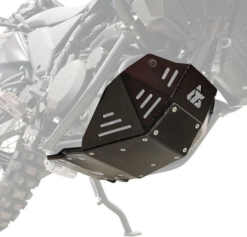Tusk Quiet Glide Adventure Skid Plate Black متوافق مع Kawasaki KLR650 2022-2025 in Kuwait